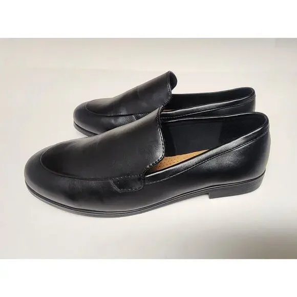 Solanz Sole Comfort Flat Loafer Shoes Color Black Size 8.5W - Picture 5 of 10